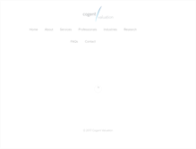 Tablet Screenshot of cogentvaluation.com